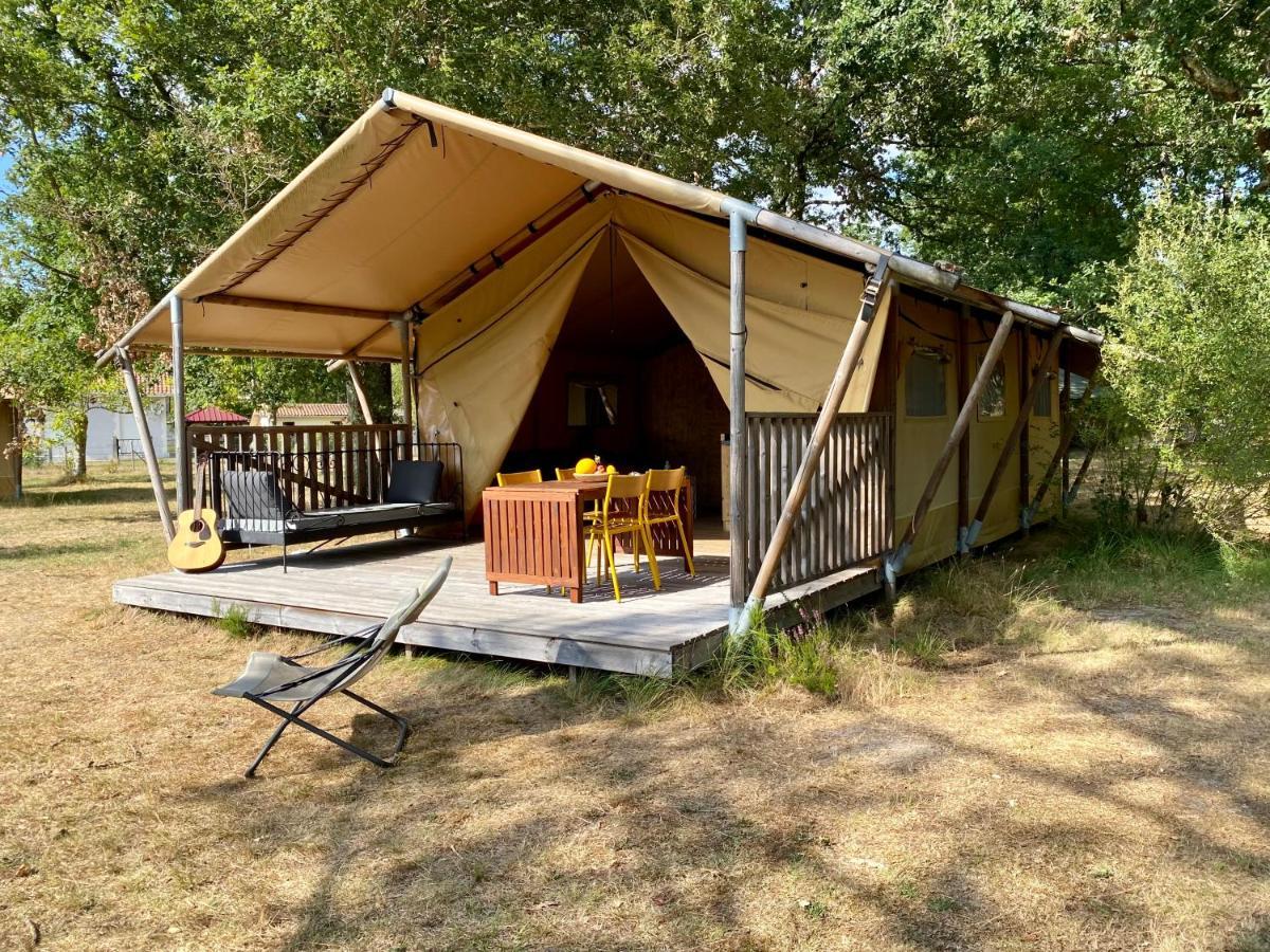 Camping La Kahute - Tente Lodge Au Coeur De La Foret Carcans Dış mekan fotoğraf