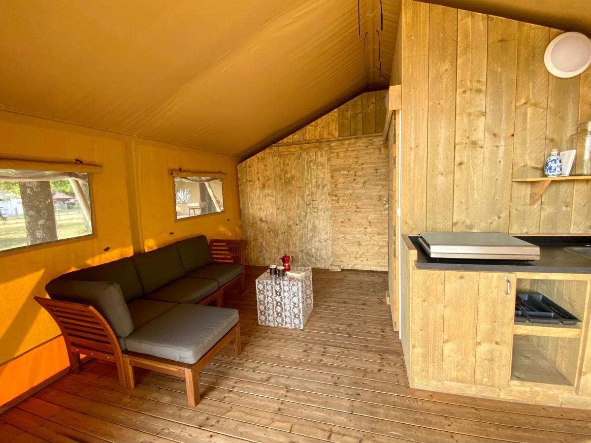 Camping La Kahute - Tente Lodge Au Coeur De La Foret Carcans Dış mekan fotoğraf