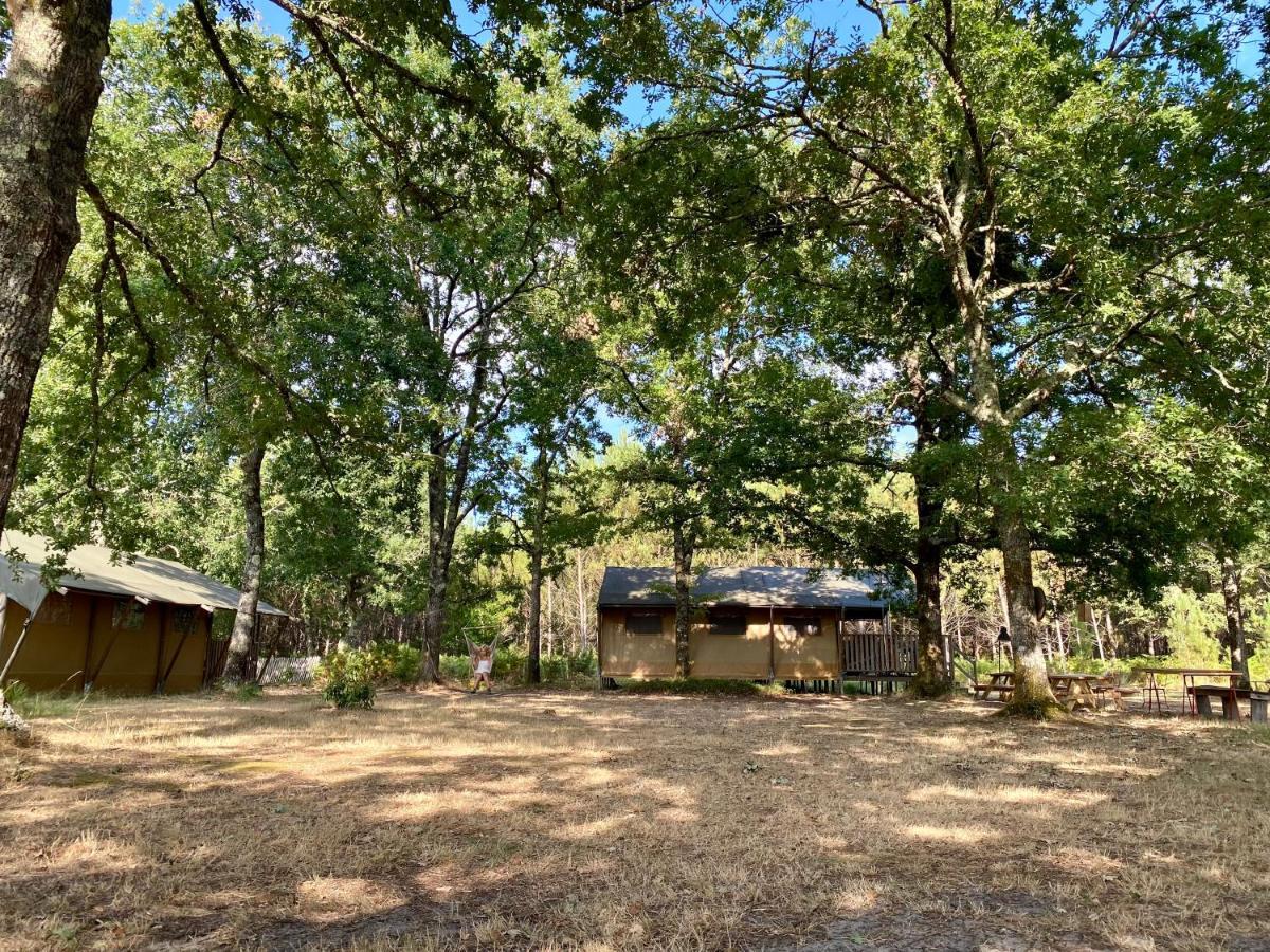 Camping La Kahute - Tente Lodge Au Coeur De La Foret Carcans Dış mekan fotoğraf