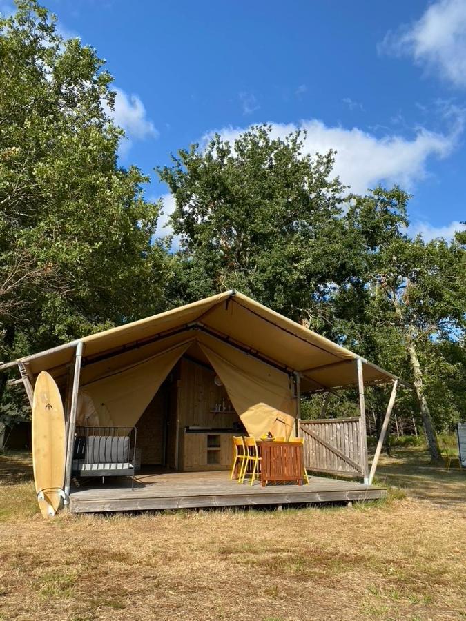 Camping La Kahute - Tente Lodge Au Coeur De La Foret Carcans Dış mekan fotoğraf
