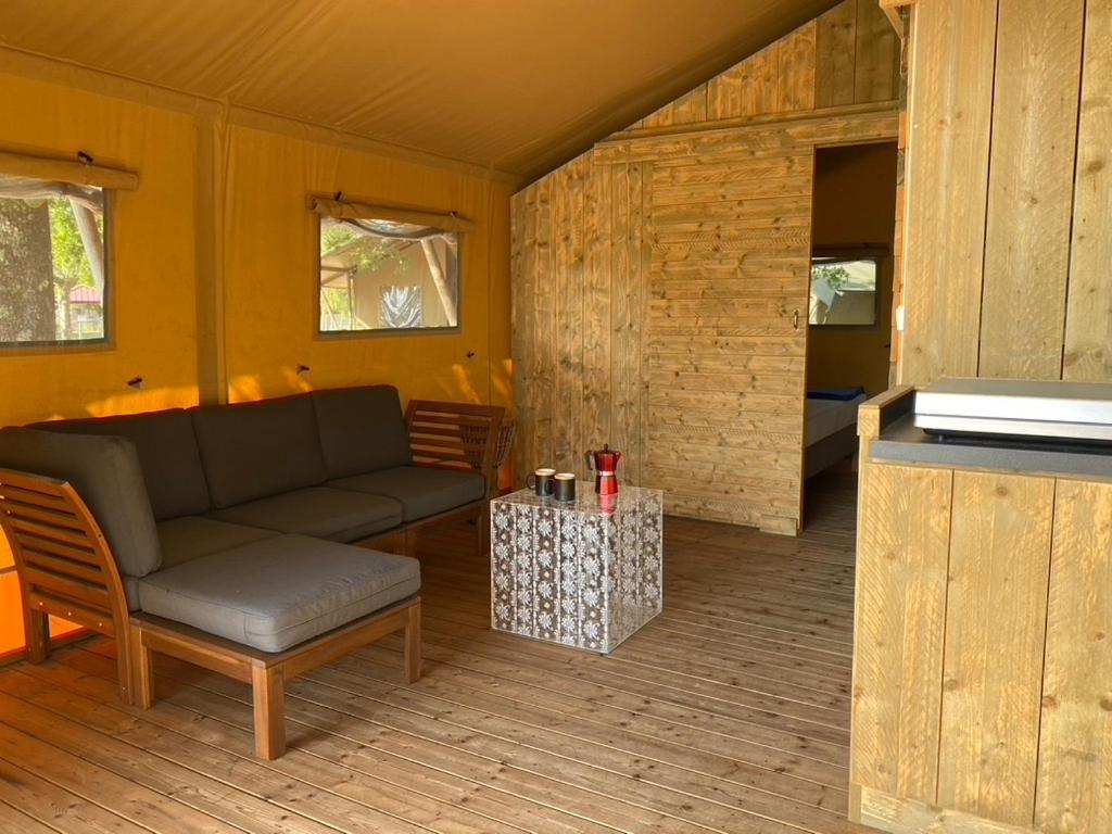 Camping La Kahute - Tente Lodge Au Coeur De La Foret Carcans Dış mekan fotoğraf
