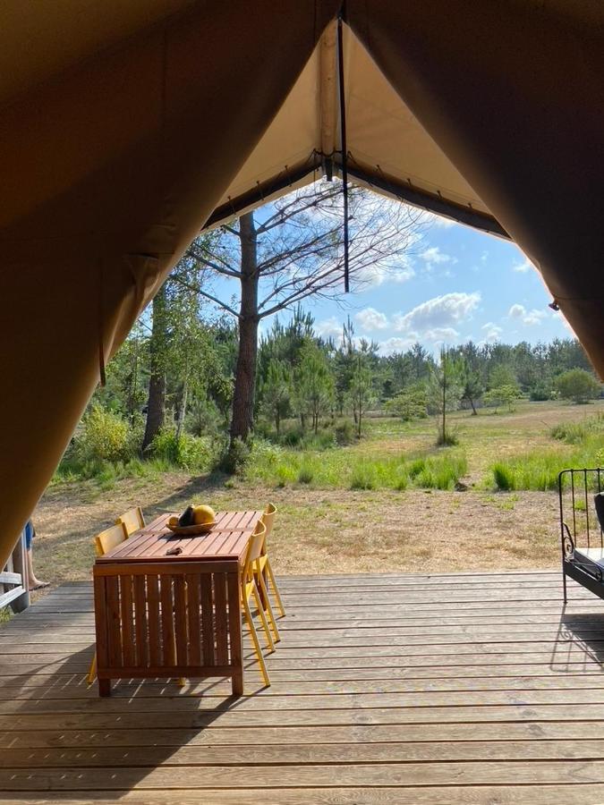 Camping La Kahute - Tente Lodge Au Coeur De La Foret Carcans Dış mekan fotoğraf