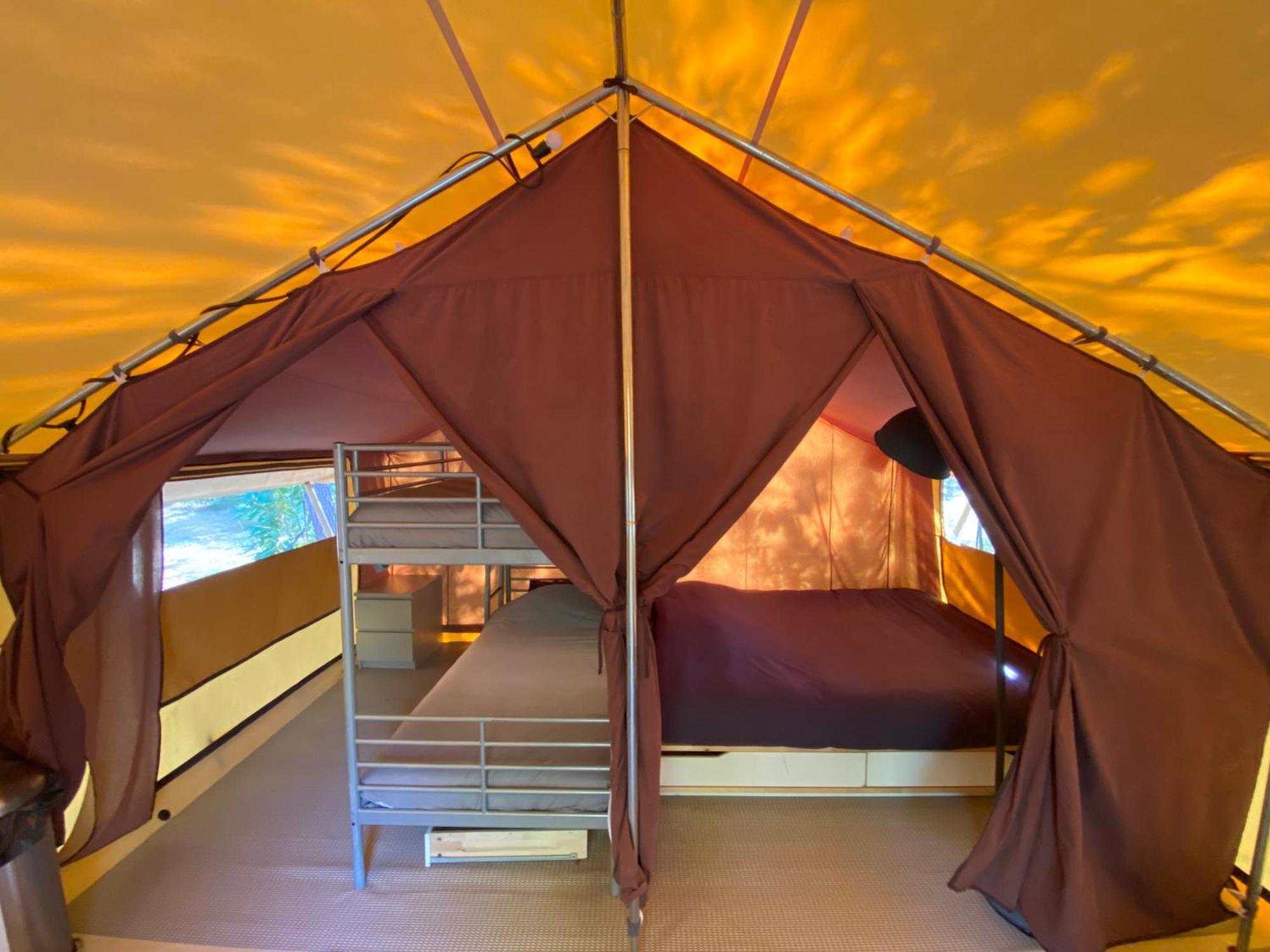 Camping La Kahute - Tente Lodge Au Coeur De La Foret Carcans Dış mekan fotoğraf