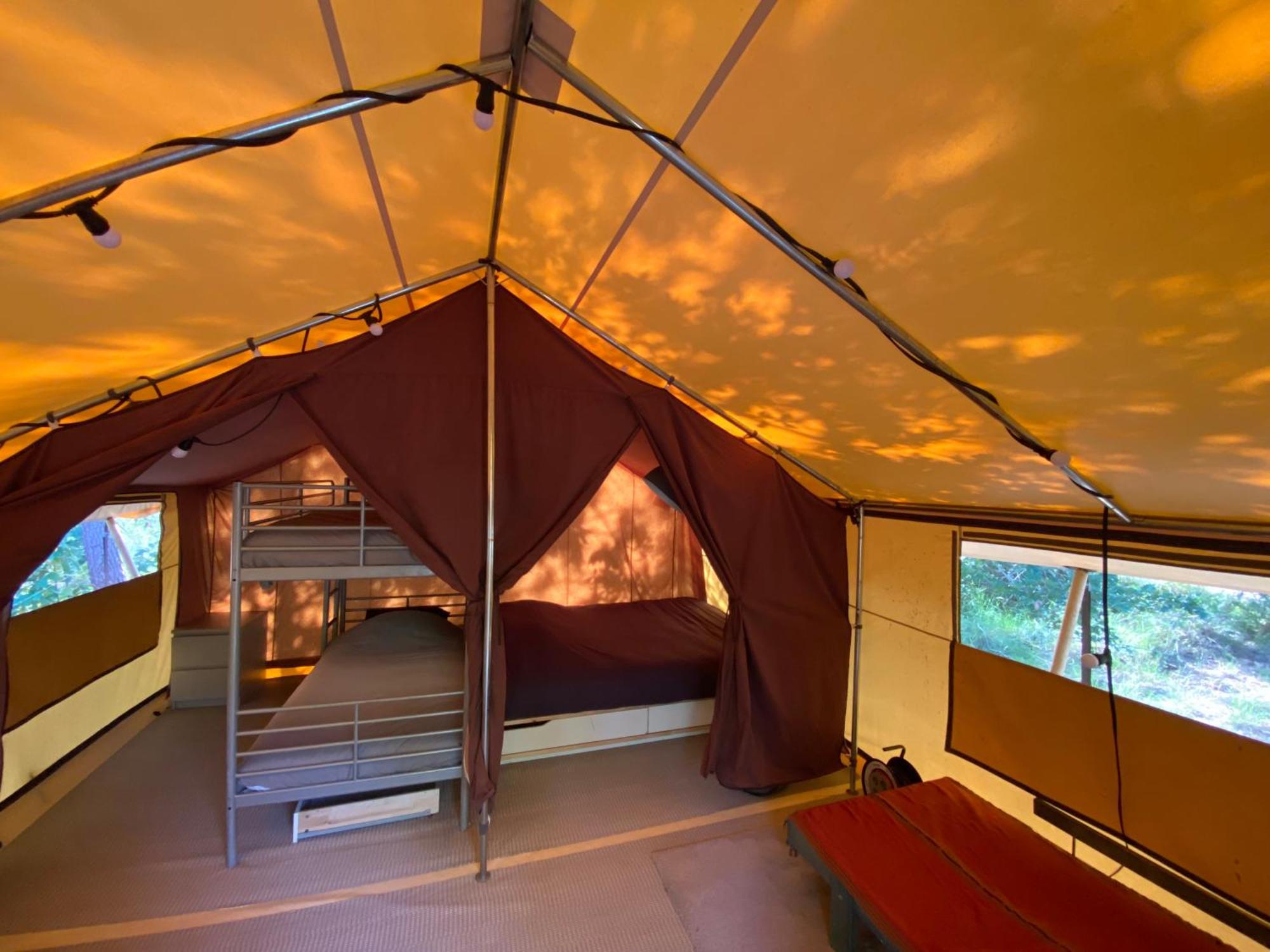 Camping La Kahute - Tente Lodge Au Coeur De La Foret Carcans Dış mekan fotoğraf