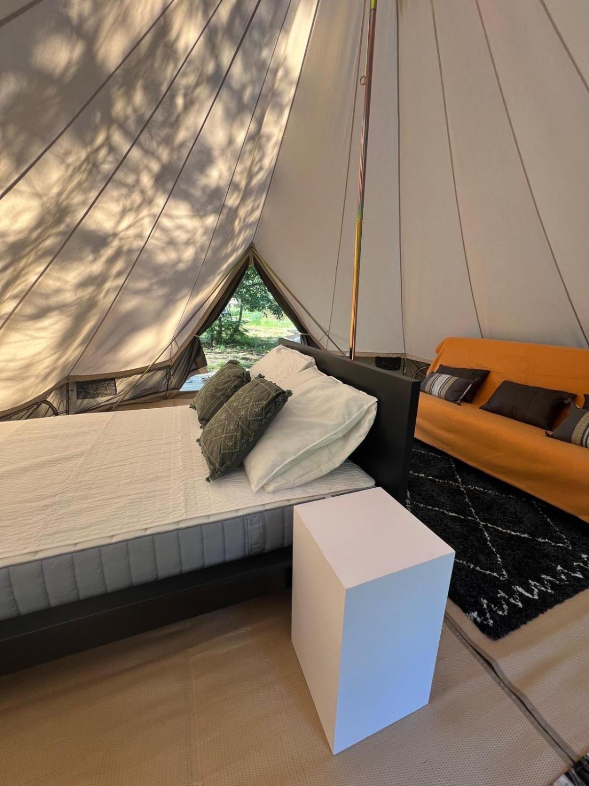Camping La Kahute - Tente Lodge Au Coeur De La Foret Carcans Dış mekan fotoğraf