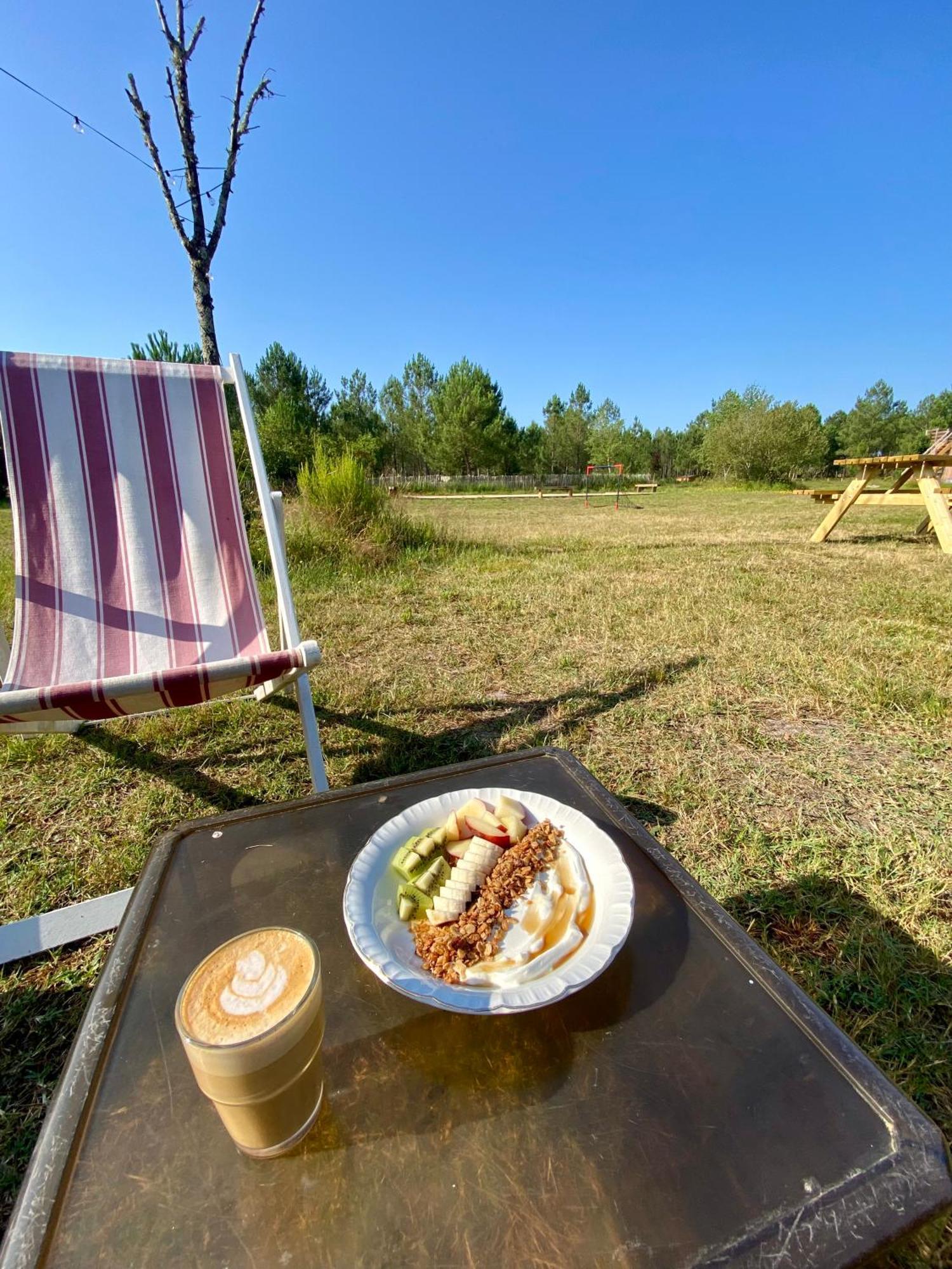 Camping La Kahute - Tente Lodge Au Coeur De La Foret Carcans Dış mekan fotoğraf